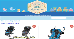 Desktop Screenshot of abunawasbabyshop.com